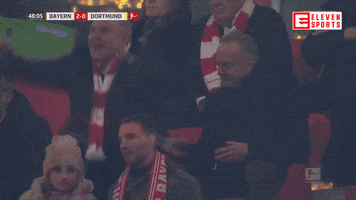 Happy Stand Up GIF by ElevenSportsBE