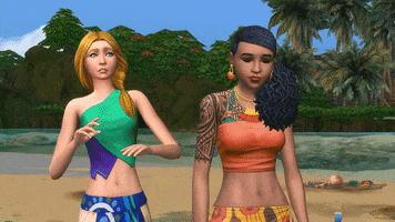 thesims mood react tropical sims GIF