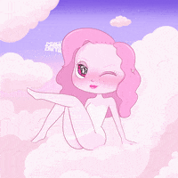 Cute Girl Sky GIF