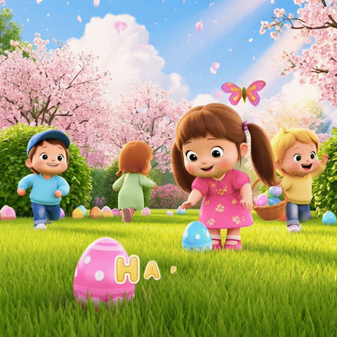 Joyeuses Paques Easter GIF by ANTONZA