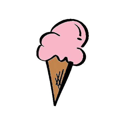Icecream Strawberry Sticker by Ample Hills Creamery