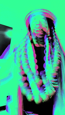 Floating Good Morning GIF