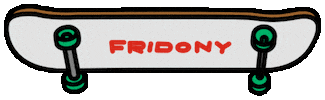 Skate Skateboard Sticker by FRIDONY