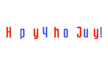 United States Celebration Sticker