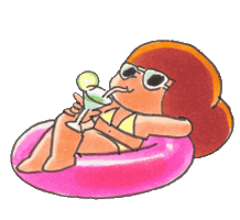 Summer Beach Sticker