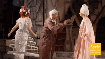 Comedy Talking GIF by Lyric Opera of Chicago