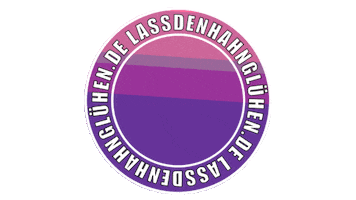 Lassdenhahngluehen.de Sticker