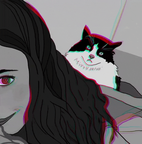 Cat GIF by Aylin Ohri
