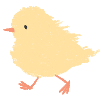 Bird Chicken Sticker by Meri Meri
