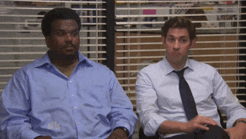 the office fist bump GIF