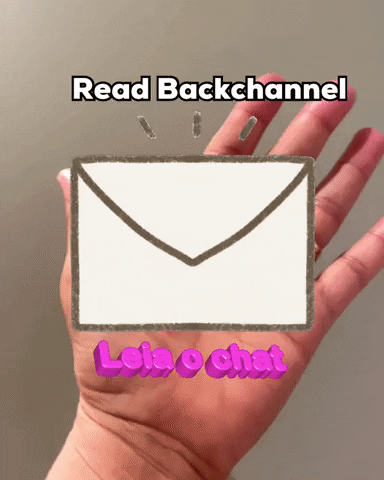 Mensagem Backchannel GIF