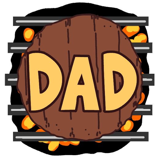Fathers Day Love Sticker by Holler Studios