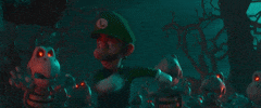 Scared Super Mario Bros GIF by Leroy Patterson