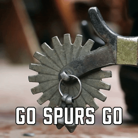 San Antonio Spurs Sport GIF by Sealed With A GIF