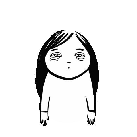 Tired Sticker