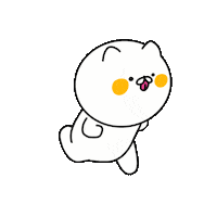 강아지 Running Sticker