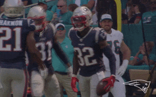 High Five Devin Mccourty GIF by New England Patriots