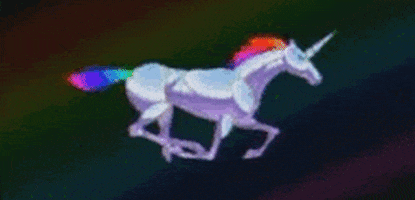 rainbow unicorn .gif machine gun