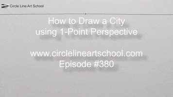 Vanishing Point Drawing GIF by Circle Line Art School