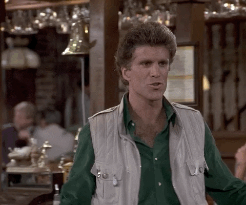 Image result for ted danson cheers gif