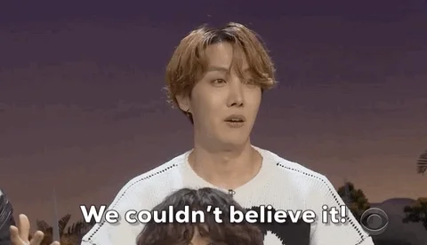 Cant Believe It J-Hope GIF