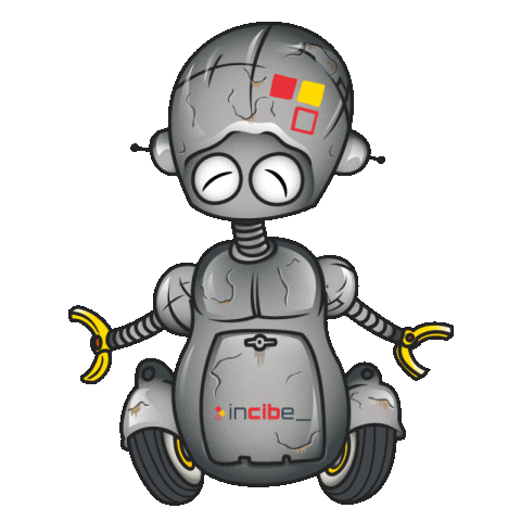 Robot Hello Sticker by INCIBE