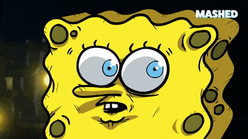 Scared Spongebob Squarepants GIF by Mashed