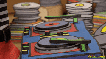 turn up animation GIF by Rastamouse