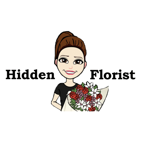 Hidden Florist Sticker