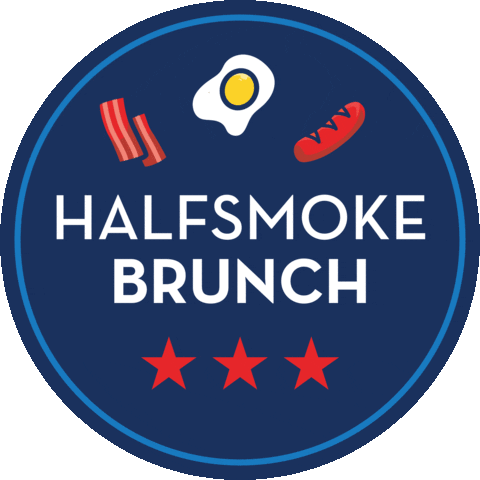 Brunch Halfsmoke Sticker by The Brand Guild