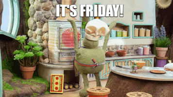 Happy Its Friday GIF by The Tiny Chef Show