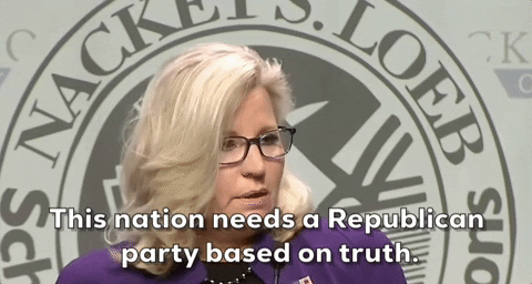 Liz Cheney GIF by GIPHY News - Find & Share on GIPHY