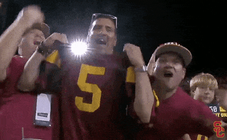 Excited Reggie Bush GIF by USC Trojans