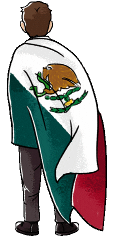 Viva Mexico Sticker by David Muniz