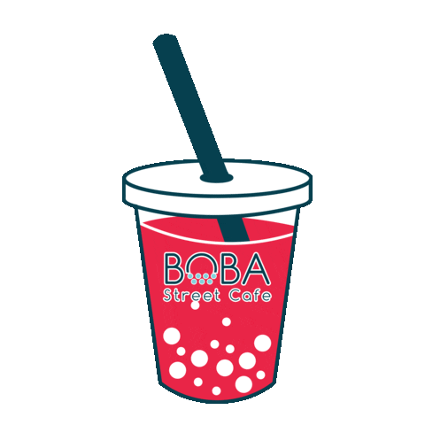 Boba Street Cafe Sticker