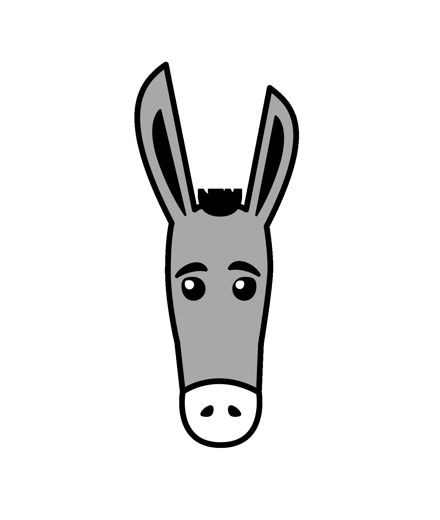 Villa Donkey Sticker