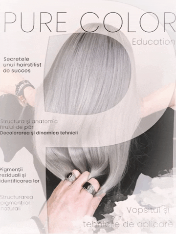 purecoloreducation hair color education book GIF