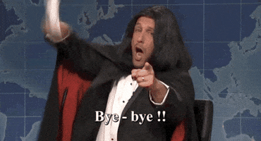 Bye Bye Goodbye GIF by Saturday Night Live