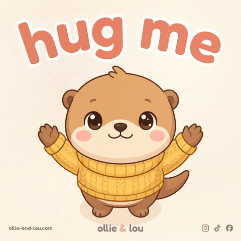 Love You Hug GIF by Ollie & Lou