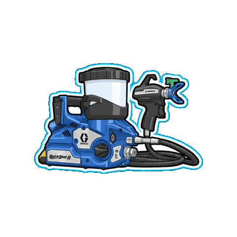 Paint Sprayer Quick Shot Sticker by Graco