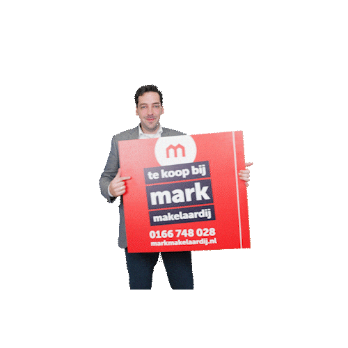 markmakelaardij Sticker