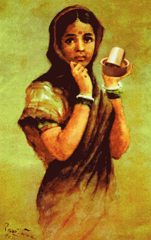 uyirmei blink painting tamil traditional GIF