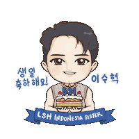 Happy Birthday Model Sticker