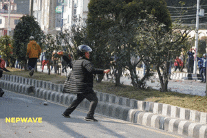 Stone Throwing GIF