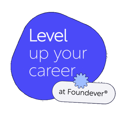 Level Up Job Sticker by Foundever