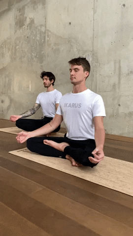 Relax Meditation GIF by IKARUS Yoga Wear For Men