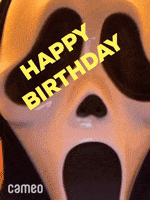 Happy Birthday Scream GIF by Cameo