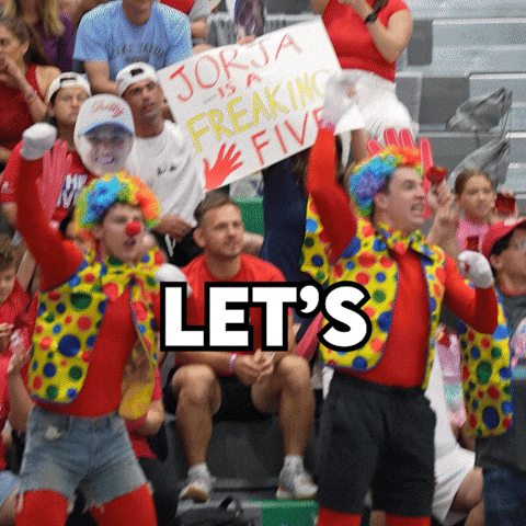 Lets Go Cheering GIF by NJ 5s | Major League Pickleball