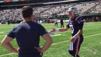 Damien Harris Friends GIF by New England Patriots