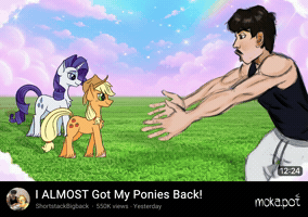 Rarity Applejack GIF